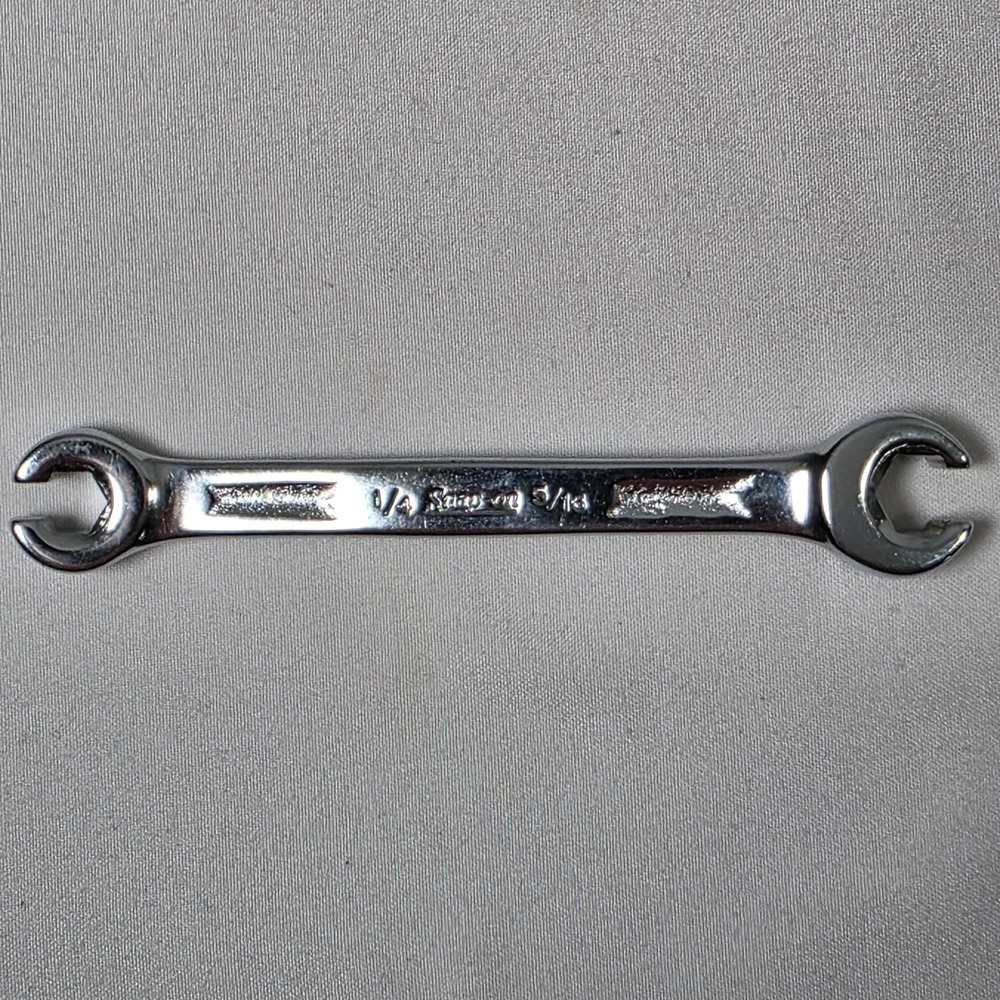 Snap-on Flare Nut Wrench 1/4 x 5/16 RXH810S USA Chrome 6-Point